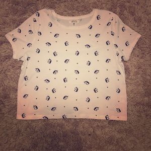 unicorn crop top!